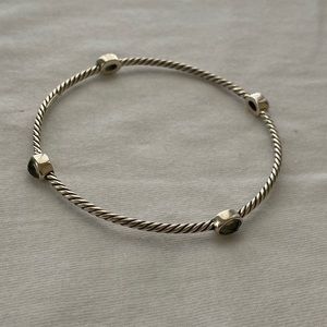 David Yurman confetti bracelet w/ citrine stones